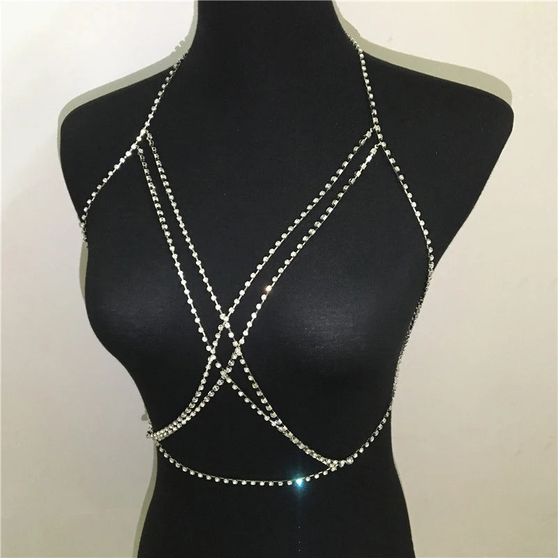 Chaîne Collier Strass